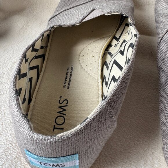 Toms Men's Grey Alpargatas - Picture 10 of 11